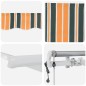 vidaXL Tenda Retrattile Verde e giallo 450 × 300 cm Verde e giallo vidaXL Tenda Retrattile Verde e giallo 450 × 300 cm Verde e giallo