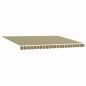 vidaXL Tenda Retrattile Automatica Verde e Gialla 450x300 cm vidaXL Tenda Retrattile Automatica Verde e Gialla 450x300 cm