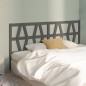 Testiera per Letto Grigia 206x4x100cm in Legno Massello di Pino Testiera per Letto Grigia 206x4x100cm in Legno Massello di Pino