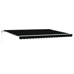 vidaXL Tenda Nero 450 × 350 cm Nero