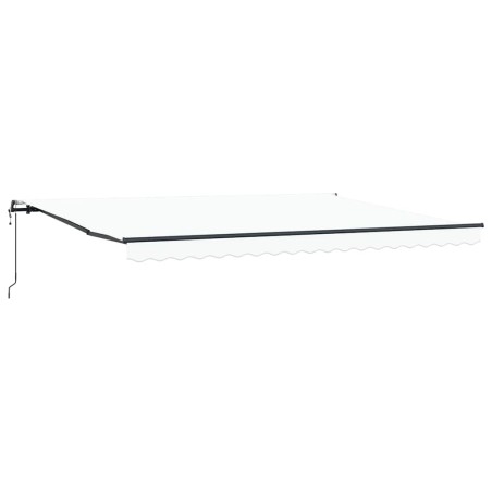 vidaXL Tenda Retrattile Automatica Bianca 450x350 cm