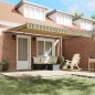 vidaXL Tenda Retrattile Verde e giallo 450 × 350 cm vidaXL Tenda Retrattile Verde e giallo 450 × 350 cm