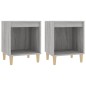 Comodino 2 pz Grigio Sonoma 40x35x50 cm Comodino 2 pz Grigio Sonoma 40x35x50 cm