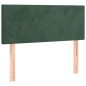 Testiera Verde Scuro 100x5x78/88 cm in Velluto