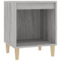 Comodino 2 pz Grigio Sonoma 40x35x50 cm Comodino 2 pz Grigio Sonoma 40x35x50 cm