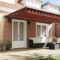 vidaXL Tenda da Sole Retrattile Automatica - Arancione e Marrone 500x300 cm