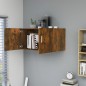 Armadietto da Parete Rovere Fumo 80x39x40 cm Legno Multistrato Armadietto da Parete Rovere Fumo 80x39x40 cm Legno Multistrato