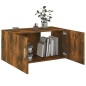 Armadietto da Parete Rovere Fumo 80x39x40 cm Legno Multistrato Armadietto da Parete Rovere Fumo 80x39x40 cm Legno Multistrato