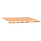 vidaXL Tenda retrattile automatica con LED gialla e arancione 500x300 cm vidaXL Tenda retrattile automatica con LED gialla e arancione 500x300 cm