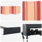 vidaXL Tenda Retrattile Automatica Gialla e Arancione 500x300 cm