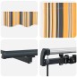 vidaXL Tenda Retrattile Multicolore 500 × 300 cm Tessuto