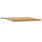 vidaXL Tenda Retrattile Manuale con Strisce LED Multicolore 500x300 cm vidaXL Tenda Retrattile Manuale con Strisce LED Multicolore 500x300 cm