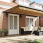 vidaXL Tenda da sole automatica , retrattile, a righe multicolori 500x300 cm vidaXL Tenda da sole automatica , retrattile, a righe multicolori 500x300 cm
