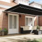 vidaXL Tenda a Scomparsa Automatica Nera 500x300 cm vidaXL Tenda a Scomparsa Automatica Nera 500x300 cm