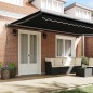 vidaXL Tenda da sole automatica retrattile nera 500 x 300 cm vidaXL Tenda da sole automatica retrattile nera 500 x 300 cm