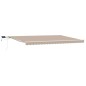 vidaXL Ombrellone with Beige 500 × 300 cm Beige