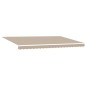 vidaXL Tenda retrattile automatica beige 500x300 cm vidaXL Tenda retrattile automatica beige 500x300 cm