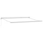 vidaXL Tenda da sole automatica retrattile bianca 500 x 300 cm vidaXL Tenda da sole automatica retrattile bianca 500 x 300 cm