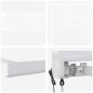 vidaXL Tenda da sole automatica retrattile bianca 500 x 300 cm vidaXL Tenda da sole automatica retrattile bianca 500 x 300 cm