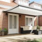 vidaXL Tenda Retrattile Automatica Bianca 500x300 cm vidaXL Tenda Retrattile Automatica Bianca 500x300 cm