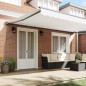 vidaXL Tenda Retrattile Bianco 500x300 cm Tessuto e Alluminio vidaXL Tenda Retrattile Bianco 500x300 cm Tessuto e Alluminio