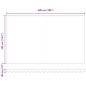 vidaXL Tenda Retrattile Manuale Rossa 500x300 cm vidaXL Tenda Retrattile Manuale Rossa 500x300 cm