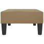 Poggiapiedi Cappuccino 78x56x32 cm in Similpelle Poggiapiedi Cappuccino 78x56x32 cm in Similpelle