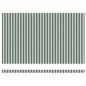 vidaXL Tenda da sole manuale retrattile Verde e Bianco 500x300 cm vidaXL Tenda da sole manuale retrattile Verde e Bianco 500x300 cm