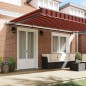 vidaXL Tenda retrattile manuale arancione e marrone 500 × 350 cm vidaXL Tenda retrattile manuale arancione e marrone 500 × 350 cm