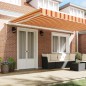 vidaXL Tenda Retrattile Manuale Giallo e Arancione 500x350 cm vidaXL Tenda Retrattile Manuale Giallo e Arancione 500x350 cm