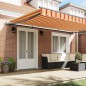 vidaXL Tenda da Sole giallo e arancione 500 × 350 cm Poliestere