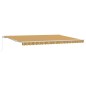 vidaXL Tenda Retrattile Manuale a Righe Multicolore 500x350 cm vidaXL Tenda Retrattile Manuale a Righe Multicolore 500x350 cm