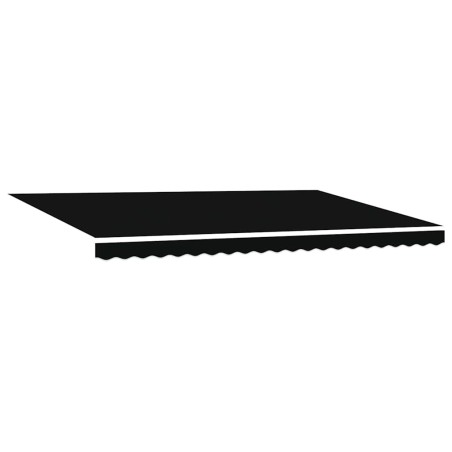 vidaXL Tenda Retrattile Automatica Nera 500x350 cm