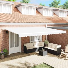 vidaXL Tenda Bianco 500 × 350 cm Bianco