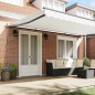 vidaXL Tenda Retrattile Bianco 500 × 350 cm Poliestere vidaXL Tenda Retrattile Bianco 500 × 350 cm Poliestere