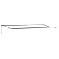 vidaXL Tenda da sole automatica retrattile Arancione e Marrone 600x300 cm vidaXL Tenda da sole automatica retrattile Arancione e Marrone 600x300 cm