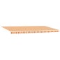 vidaXL Ombrellone Retrattile Manuale Giallo e Arancione 600x300 cm vidaXL Ombrellone Retrattile Manuale Giallo e Arancione 600x300 cm