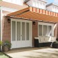 vidaXL Tenda Retrattile giallo e arancione 600 × 300 cm vidaXL Tenda Retrattile giallo e arancione 600 × 300 cm