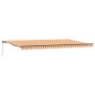 vidaXL Tenda Retrattile giallo e arancione 600 × 300 cm vidaXL Tenda Retrattile giallo e arancione 600 × 300 cm