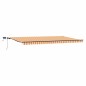 vidaXL Tenda Retrattile Manuale con LED Gialla e Arancione 600x300 cm vidaXL Tenda Retrattile Manuale con LED Gialla e Arancione 600x300 cm