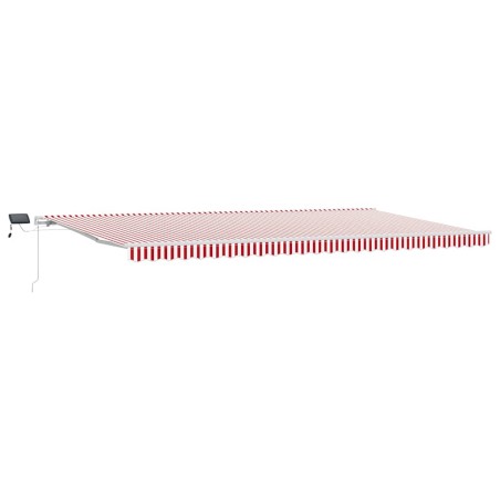 vidaXL Tenda 600x300 cm Rosso e bianco 600 × 300 cm Rosso e bianco