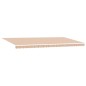 vidaXL Tenda Retrattile Manuale Strisce Multicolore 600x300 cm vidaXL Tenda Retrattile Manuale Strisce Multicolore 600x300 cm