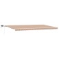vidaXL Tenda Retrattile with Arancione / grigio / blu / bianco 600 × 300 cm