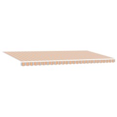 vidaXL Tendone Retrattile Manuale con Strisce LED Multicolore 600x300 cm