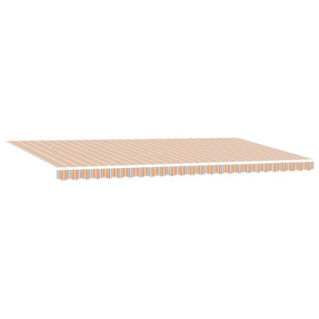 vidaXL Tendone Retrattile Manuale con Strisce LED Multicolore 600x300 cm