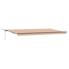 vidaXL Tenda retrattile automatica con striscia LED multicolore 600x300 cm