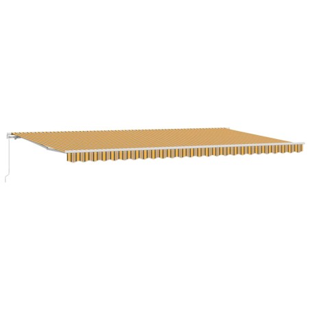 vidaXL Tenda Retrattile Manuale Striscia Multicolore 600 x 300 cm
