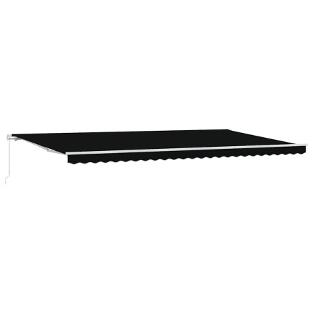 Tenda retrattile manuale vidaXL Nera 600x300 cm