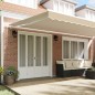vidaXL Tenda Retrattile Manuale Beige 600x300 cm vidaXL Tenda Retrattile Manuale Beige 600x300 cm