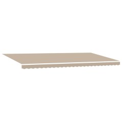 vidaXL Tenda da Sole Beige 600 × 300 cm Poliestere e Alluminio